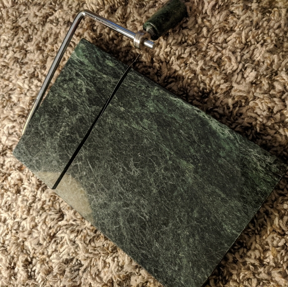 Solid Marble Cheese Slicing/Cutting Board - Picture 6 of 7